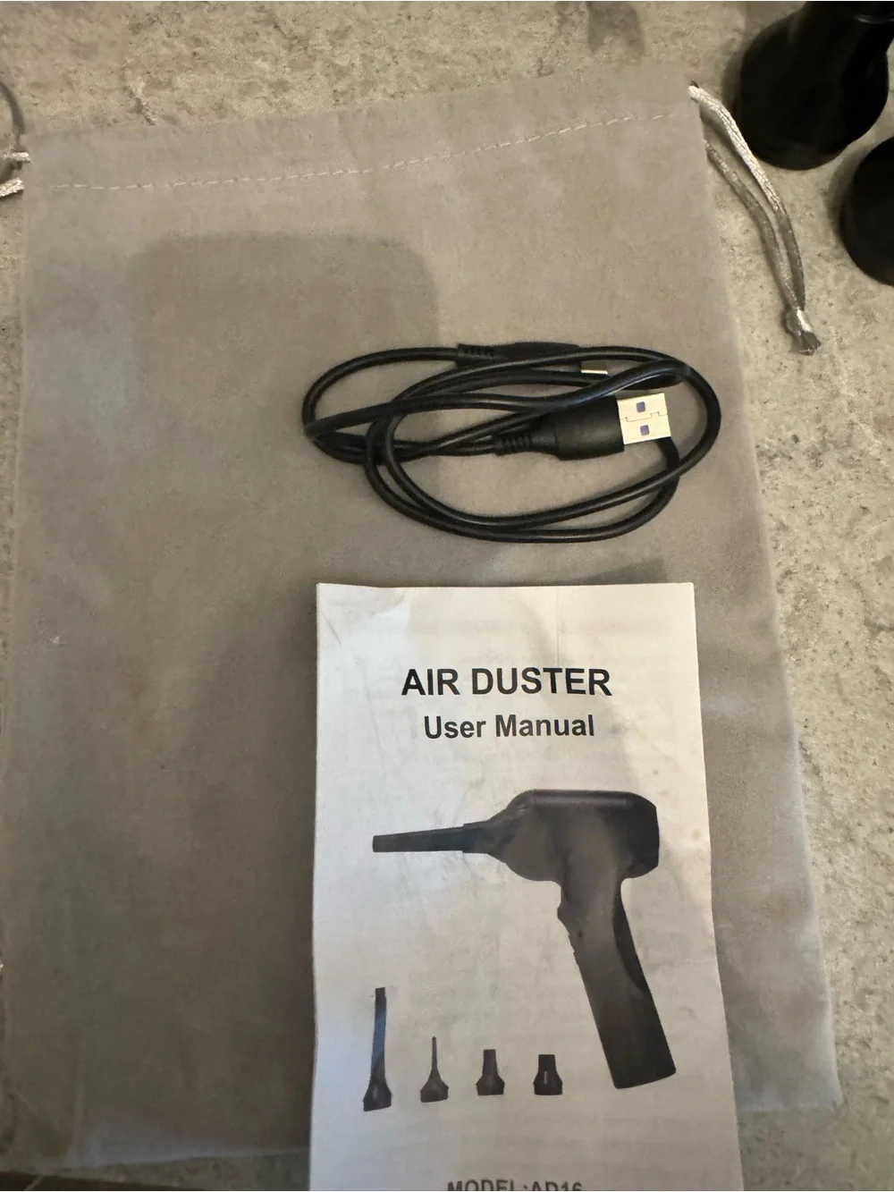 Source Unknown handheld rechargeable